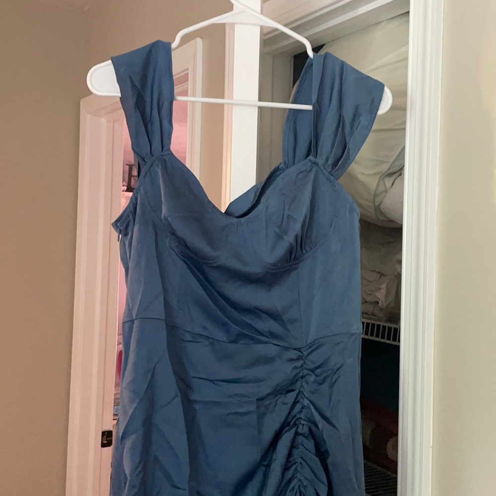 Cider silky flowy comfy dress